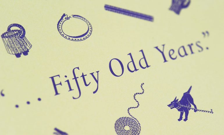 Fifty Odd Years - George Hardie - closeup