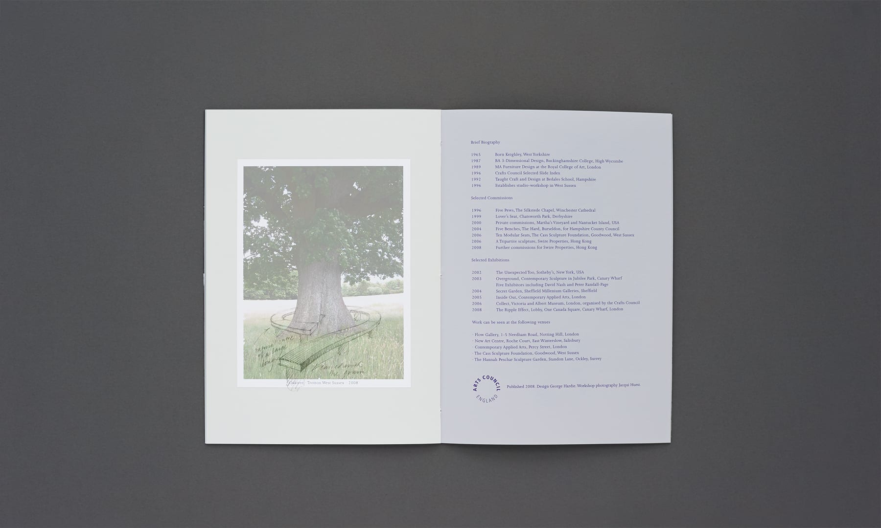 Alison Crowther Catalogue - overlay - tree bench 1