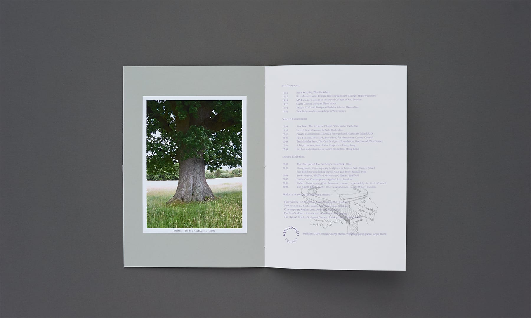 Alison Crowther Catalogue - overlay - tree bench 2